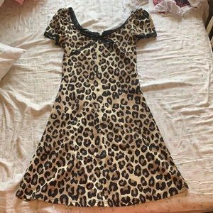 Delia’s x DollsKill Horoscopes cheetah dress.